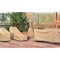 Modern Leisure Basics Rect/Oval Patio Table & Chair Set Cover, 115 in. L x 76 in. W x 3 in. H, Khaki 8576A - alternate 9